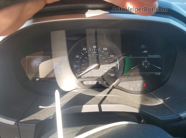 2FMPK3J87JBB77963 2018 FORD EDGE White Вид щитка приладів