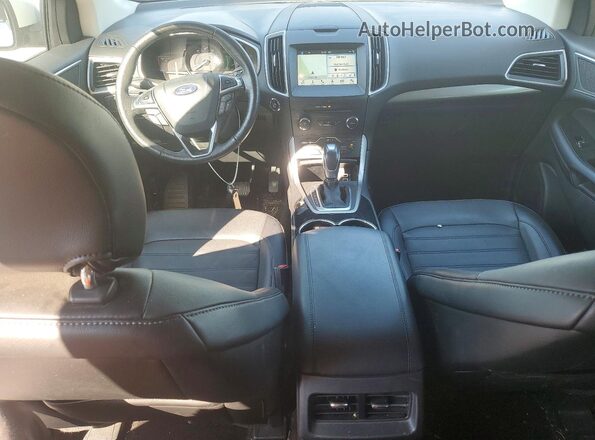 2FMPK3J87JBB77963 2018 FORD EDGE White Вид панелі приладів