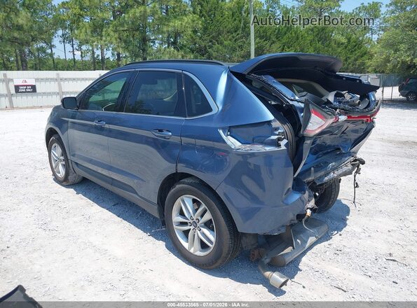2FMPK3J87JBB84637 2018 FORD EDGE Blue Trasero izquierdo