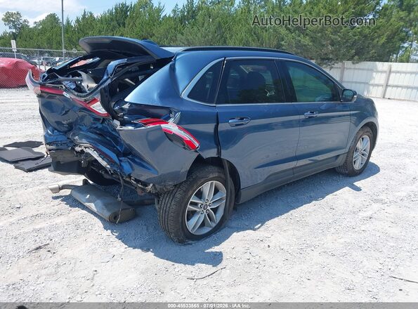 2FMPK3J87JBB84637 2018 FORD EDGE Blue Trasero derecho