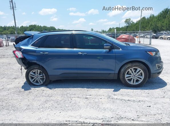 2FMPK3J87JBB84637 2018 FORD EDGE Blue Vista interior de 360 grados