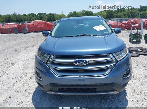 2FMPK3J87JBB84637 2018 FORD EDGE Blue Vista interior trasera