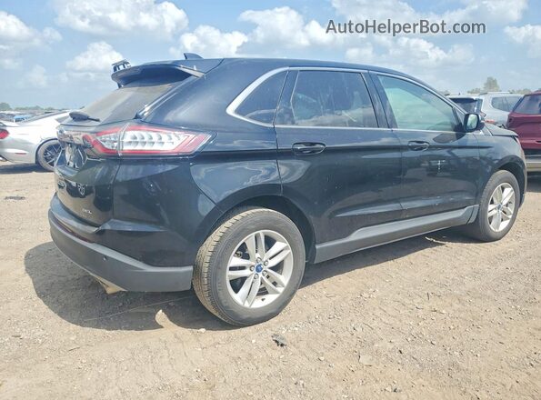 2FMPK3J88HBB82616 2017 FORD EDGE Черный Задняя правая четверть