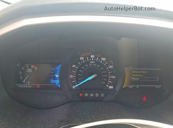 2FMPK3J88HBB82616 2017 FORD EDGE Черный Вид щитка приборов