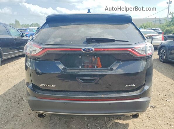 2FMPK3J88HBB82616 2017 FORD EDGE Черный Вид сзади