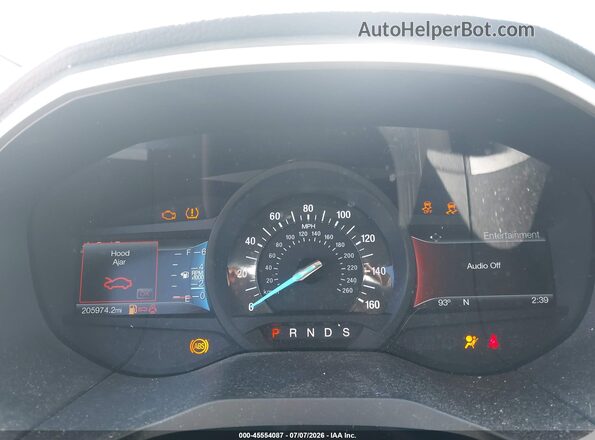 2FMPK3J88HBC16909 2017 FORD EDGE Серый Вид задних сидений