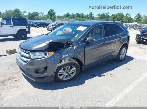 2FMPK3J88HBC16909 2017 FORD EDGE Серый Передняя левая четверть