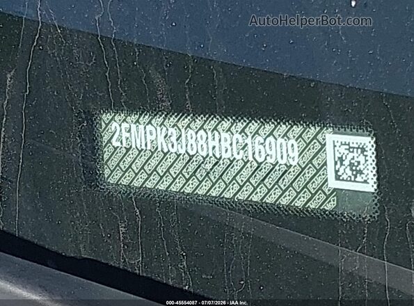 2FMPK3J88HBC16909 2017 FORD EDGE Серый Вид подкапотного пространства