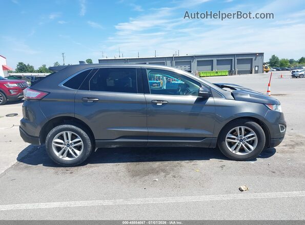 2FMPK3J88HBC16909 2017 FORD EDGE Серый Вид задней части салона