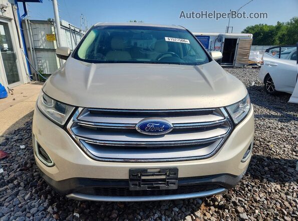 2FMPK3J88HBC60683 2017 FORD EDGE Beige Դիմացի տեսք
