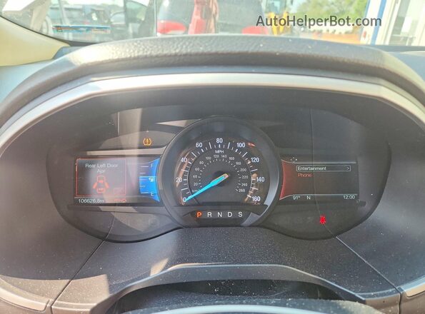 2FMPK3J88HBC60683 2017 FORD EDGE Beige Սարքավորումների վահանակի տեսք