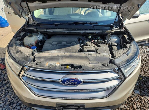 2FMPK3J88HBC60683 2017 FORD EDGE Beige Շարժիչի բաժամունքի տեսք