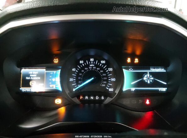 2FMPK3J88JBC50242 2018 FORD EDGE Red Vista de los asientos traseros