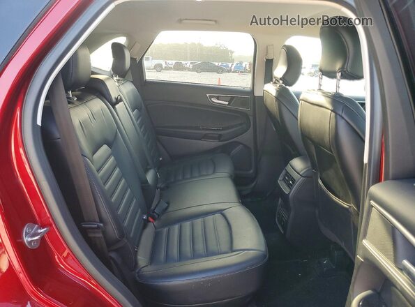 2FMPK3J89HBC30978 2017 FORD EDGE Red Widok wnętrza z tyłu