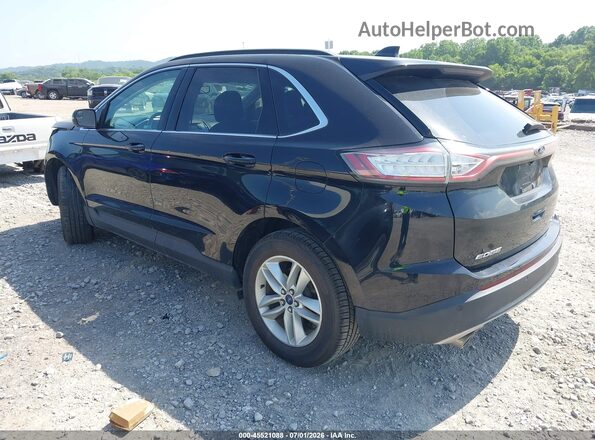 2FMPK3J89HBC67030 2017 FORD EDGE Черный Задняя левая четверть