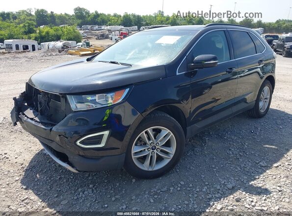 2FMPK3J89HBC67030 2017 FORD EDGE Черный Передняя левая четверть