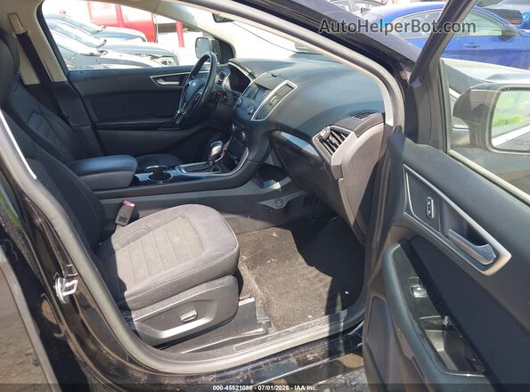2FMPK3J89HBC67030 2017 FORD EDGE Черный Вид салона спереди