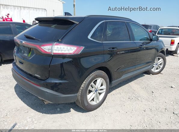 2FMPK3J89HBC67030 2017 FORD EDGE Черный Задняя правая четверть