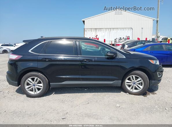 2FMPK3J89HBC67030 2017 FORD EDGE Черный Вид задней части салона