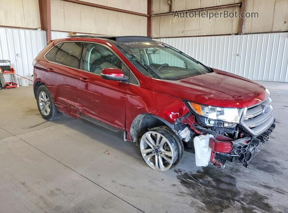 2FMPK3J89JBC10509 2018 FORD EDGE Red Delantero derecho