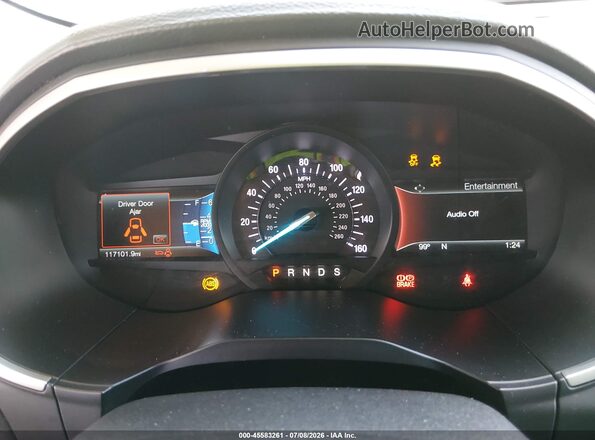 2FMPK3J89JBC27729 2018 FORD EDGE Silver უკანა სავარძლების ხედი