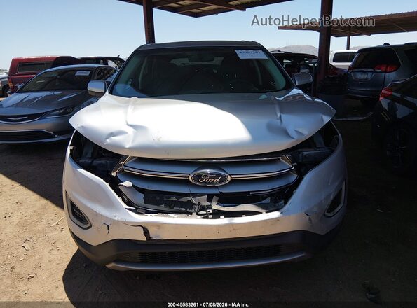 2FMPK3J89JBC27729 2018 FORD EDGE Silver უკანა სალონის ხედი