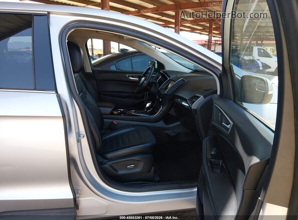 2FMPK3J89JBC27729 2018 FORD EDGE Silver წინა სალონის ხედი