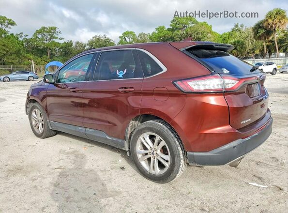 2FMPK3J8XGBC40174 2016 FORD EDGE Maroon Հետևի ձախ
