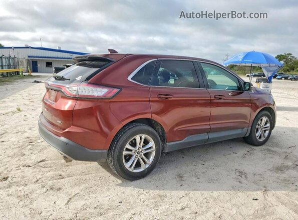 2FMPK3J8XGBC40174 2016 FORD EDGE Maroon Հետևի աջ