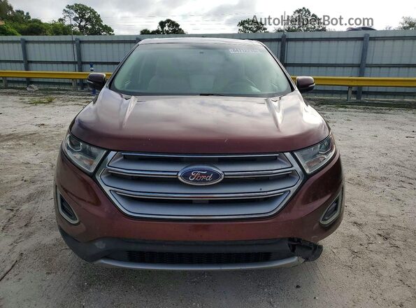 2FMPK3J8XGBC40174 2016 FORD EDGE Maroon Դիմացի տեսք