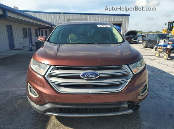 2FMPK3J8XGBC40174 2016 FORD EDGE Maroon Սալոնի 360 աստիճան տեսք