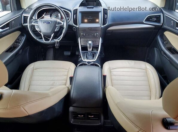 2FMPK3J8XGBC40174 2016 FORD EDGE Maroon Առջևի վահանակի տեսք