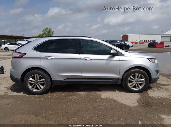 2FMPK3J8XHBC68347 2017 FORD EDGE Silver Widok wnętrza z tyłu