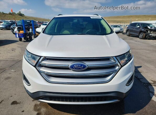 2FMPK3J8XJBB30071 2018 FORD EDGE White Widok z przodu