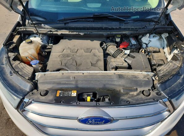 2FMPK3J8XJBB30071 2018 FORD EDGE White Widok komory silnika