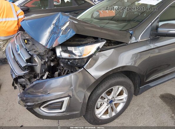 2FMPK3J8XJBB39997 2018 FORD EDGE Gray Front view