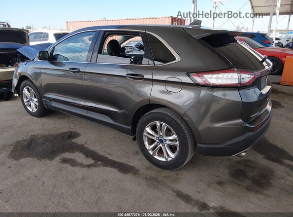 2FMPK3J8XJBB39997 2018 FORD EDGE Gray Rear left