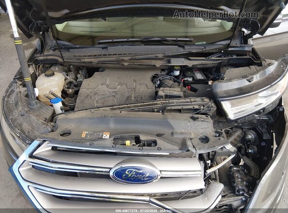 2FMPK3J8XJBB39997 2018 FORD EDGE Gray Rear view