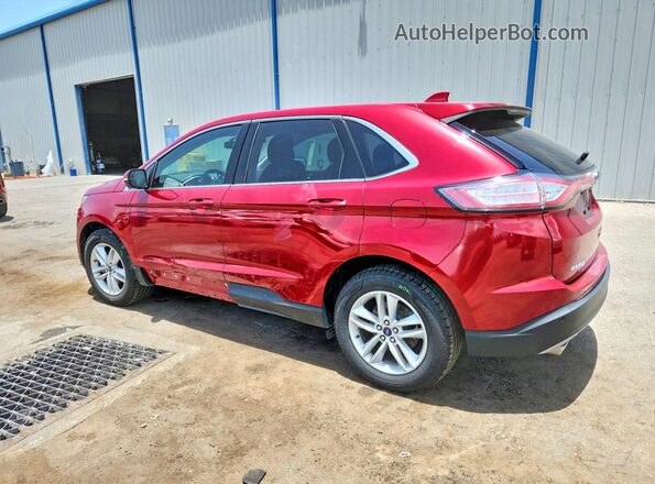 2FMPK3J8XJBC10129 2018 FORD EDGE Красный Задняя левая четверть