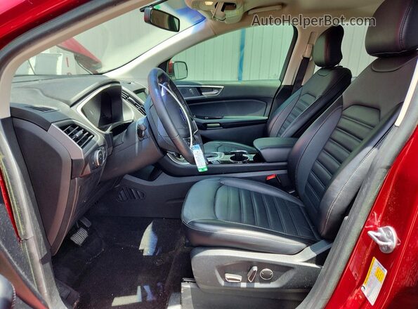 2FMPK3J8XJBC10129 2018 FORD EDGE Красный Вид салона спереди