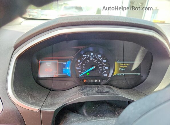 2FMPK3J8XJBC10129 2018 FORD EDGE Красный Вид щитка приборов