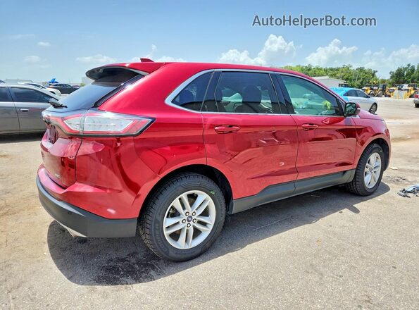 2FMPK3J8XJBC10129 2018 FORD EDGE Красный Задняя правая четверть