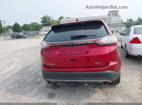 2FMPK3J8XJBC19252 2018 FORD EDGE Red 