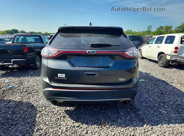 2FMPK3J90GBB71701 2016 FORD EDGE Gray უკანა ხედი