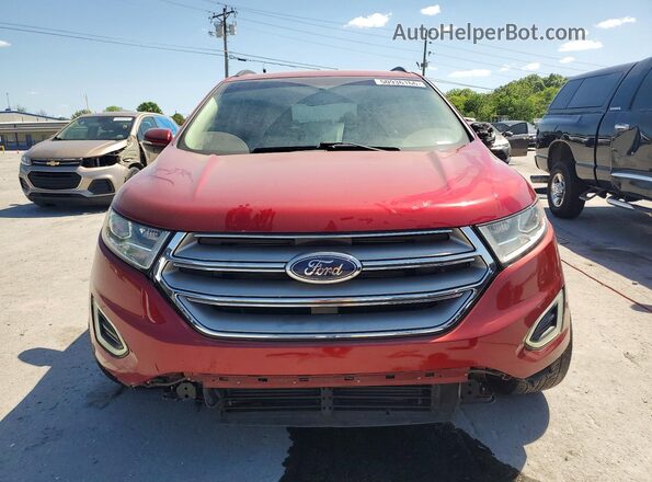 2FMPK3J90GBC33887 2016 FORD EDGE Red წინა ხედი