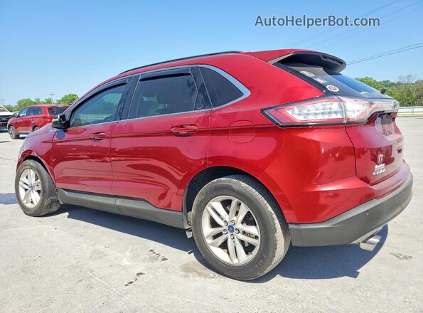 2FMPK3J90GBC33887 2016 FORD EDGE Red უკანა მარცხენა