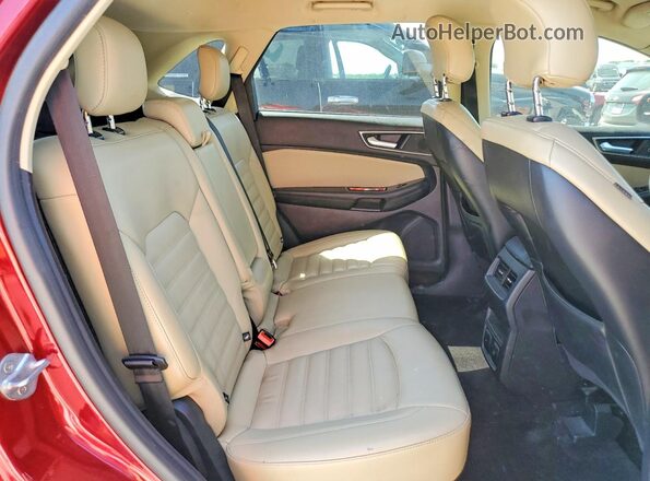 2FMPK3J90GBC33887 2016 FORD EDGE Red უკანა სალონის ხედი