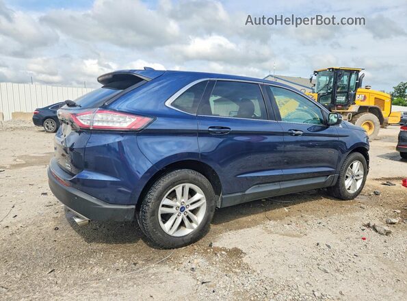 2FMPK3J90HBB15534 2017 FORD EDGE Blue Trasero derecho