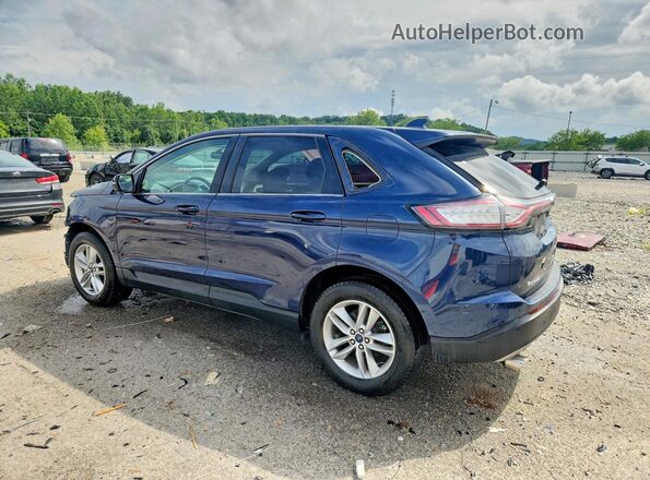 2FMPK3J90HBB15534 2017 FORD EDGE Blue Trasero izquierdo