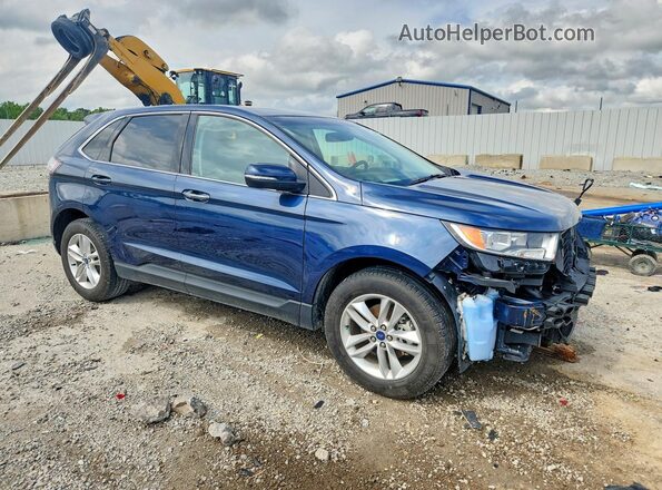 2FMPK3J90HBB15534 2017 FORD EDGE Blue Delantero derecho